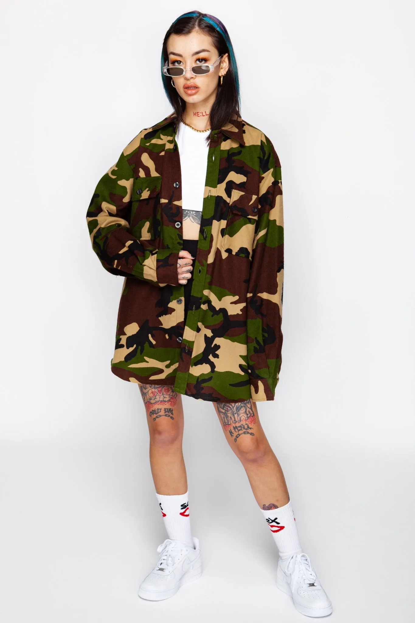Off Duty Camo Flannel Shirt