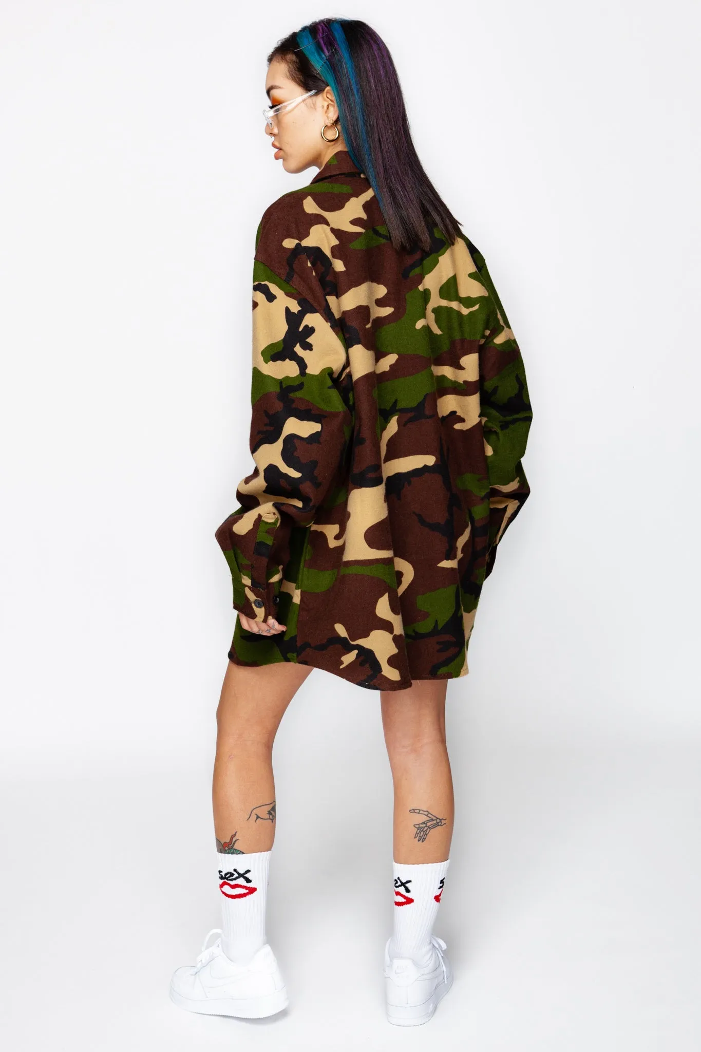 Off Duty Camo Flannel Shirt