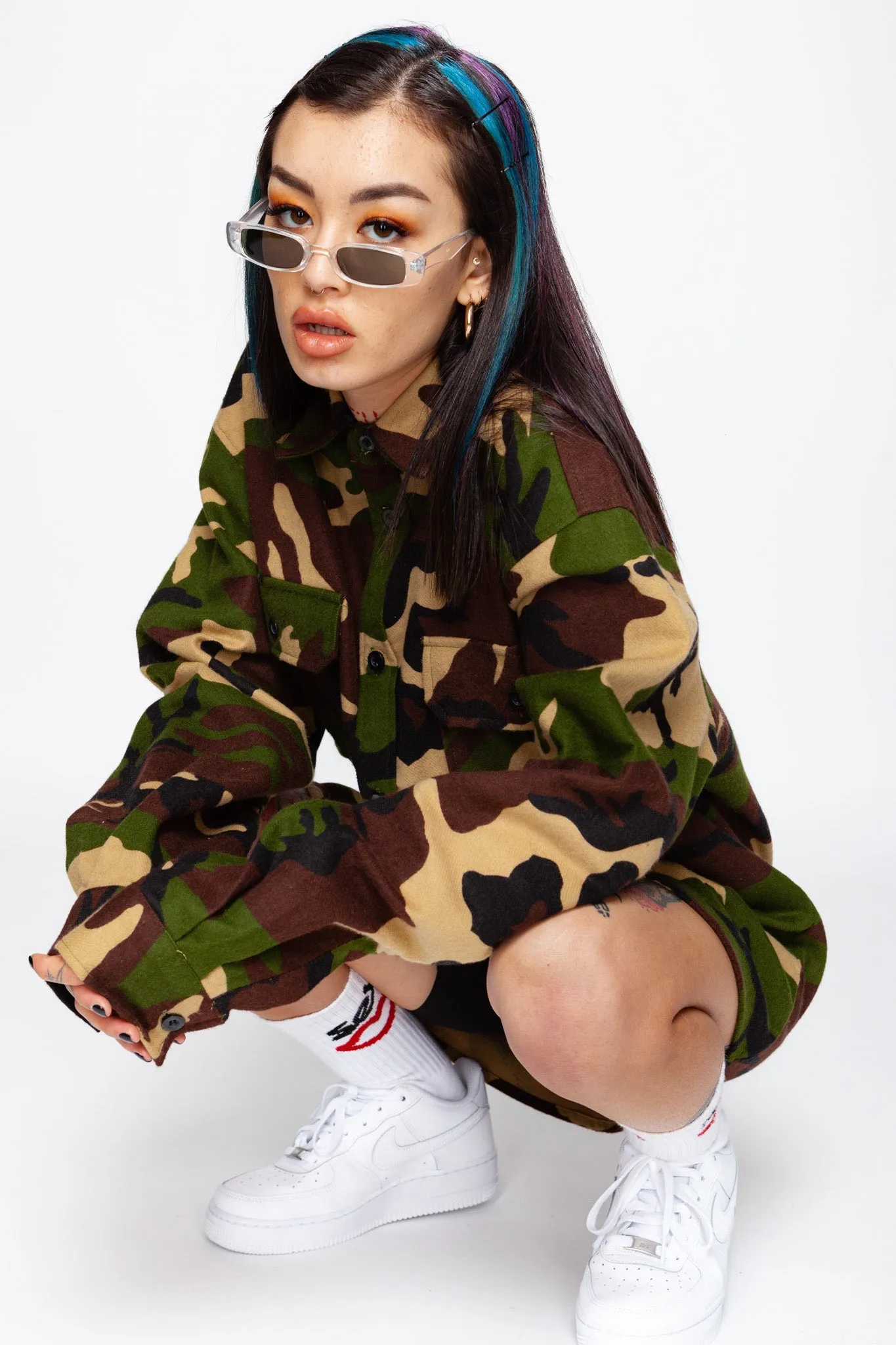 Off Duty Camo Flannel Shirt