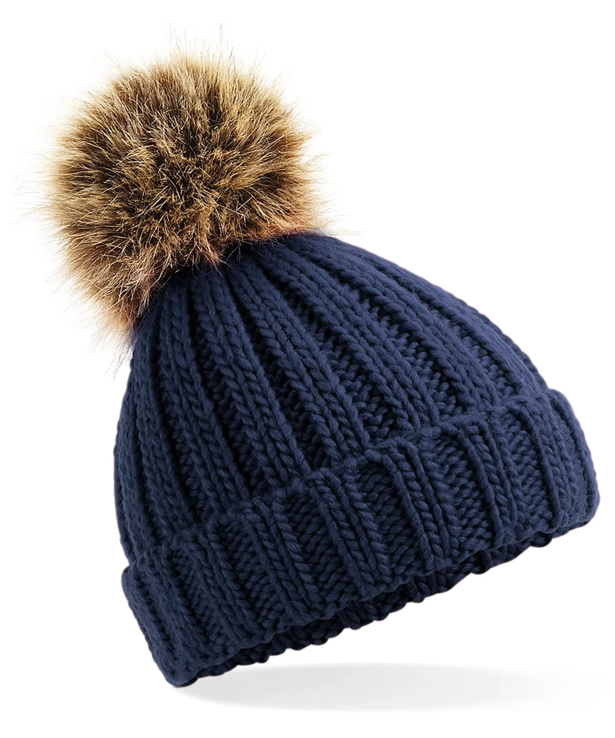 Oh Dorothy Infant & Junior Fur Pom Pom Chunky Beanie - 5 colours available