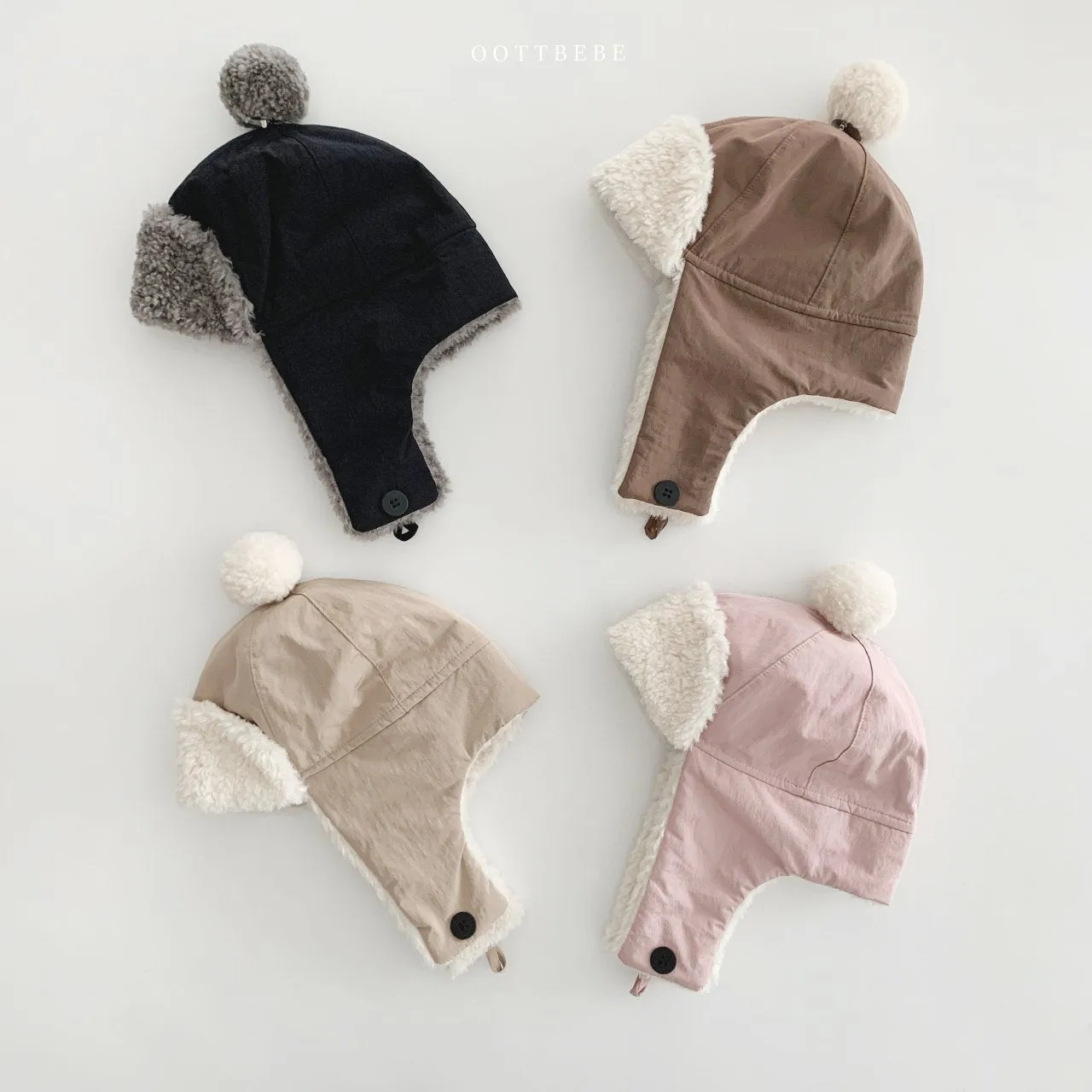 OOTTBEBE TRAPPER HAT OAT