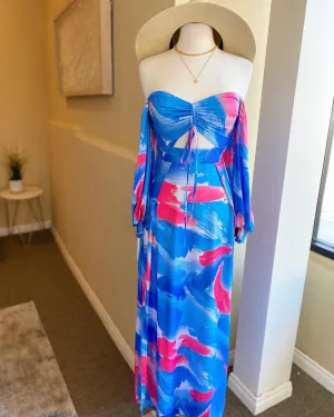 O/S Keyhole Slit Dress FINAL SALE