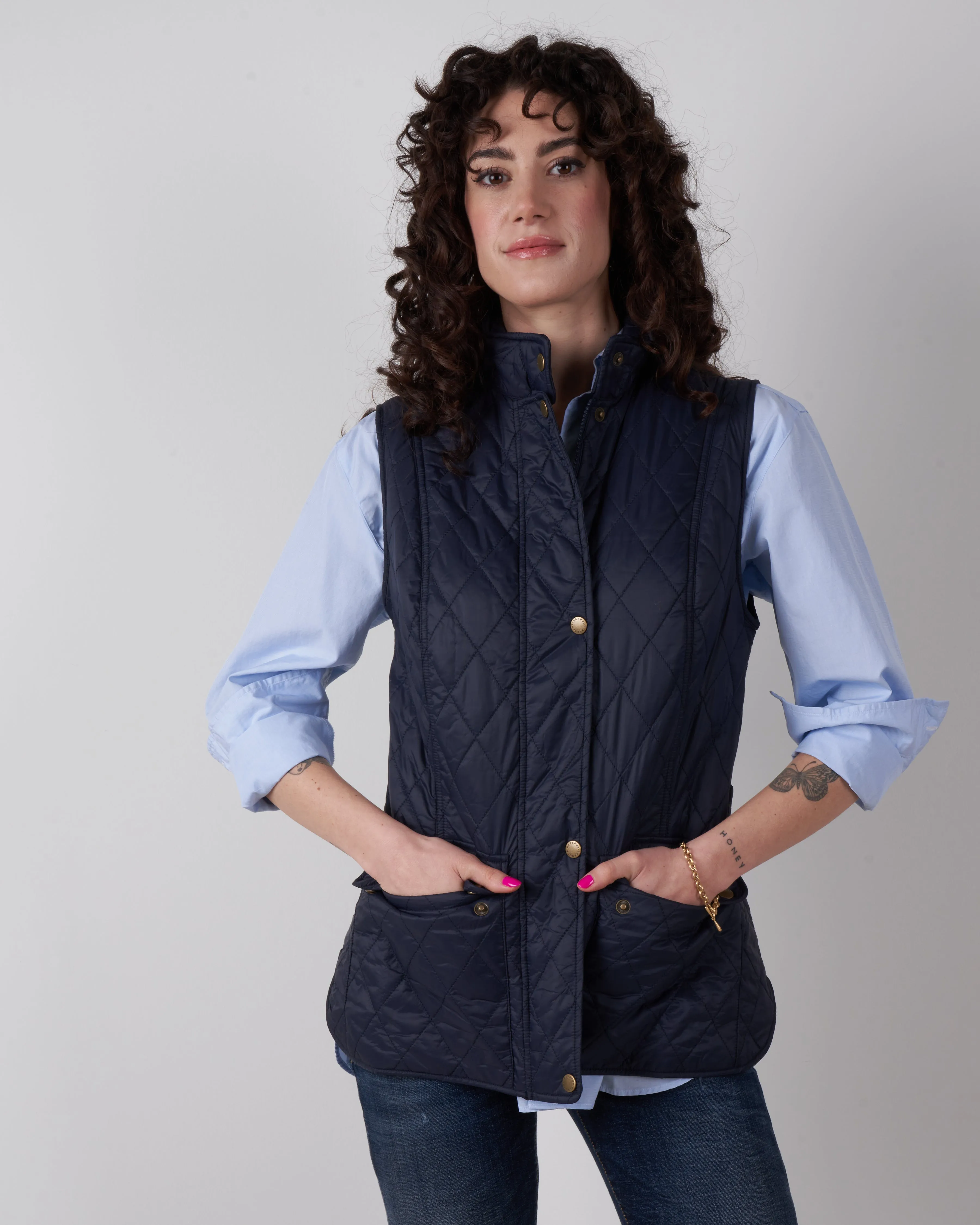 otterburn gilet vest - navy