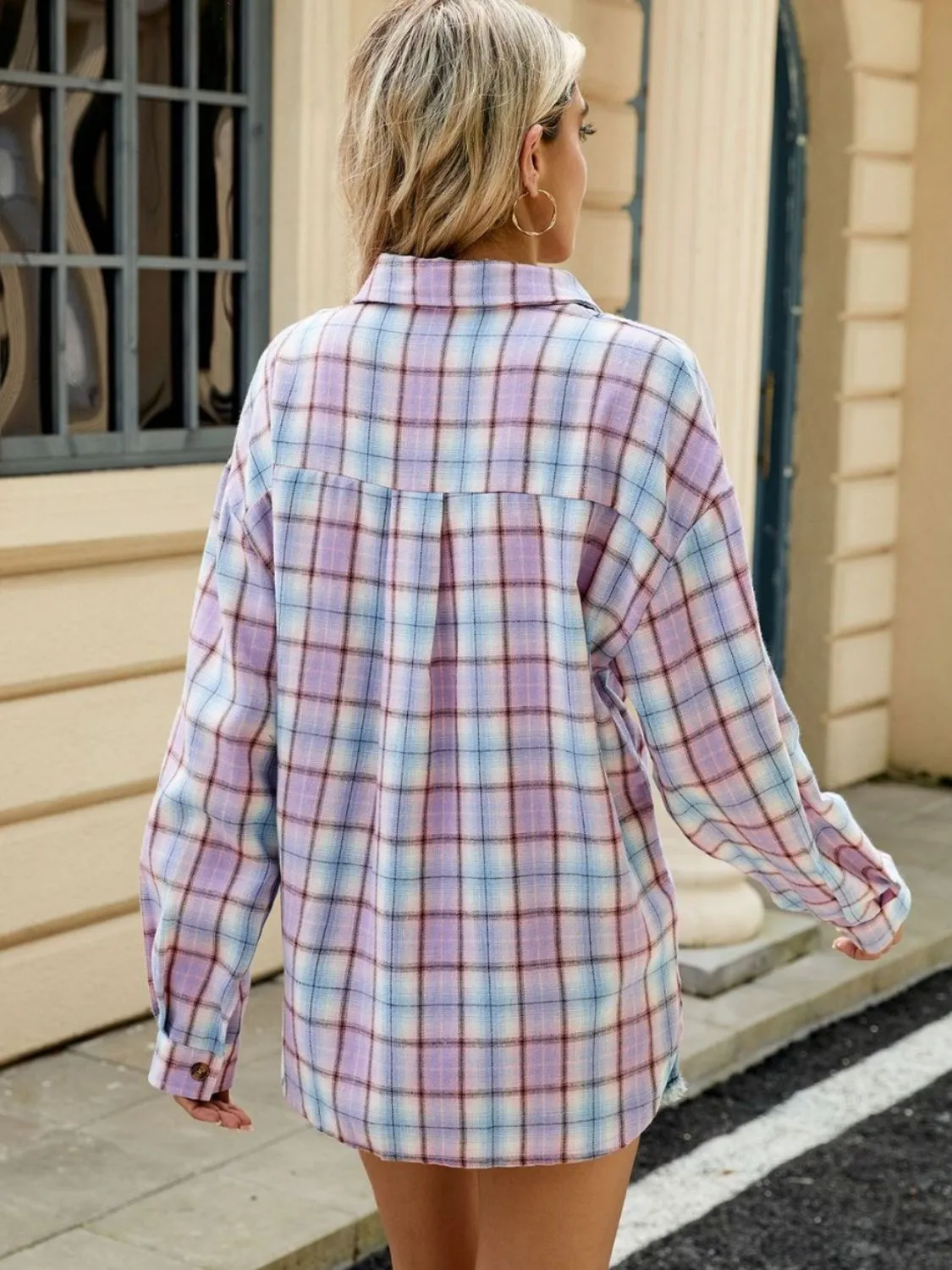 Paige Plaid Long Sleeve Flannel