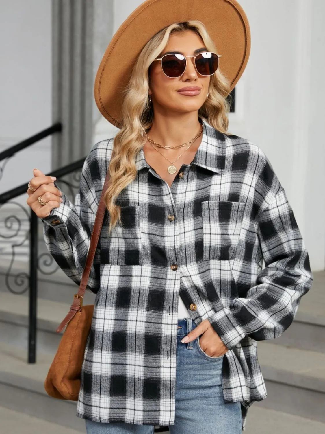 Paige Plaid Long Sleeve Flannel