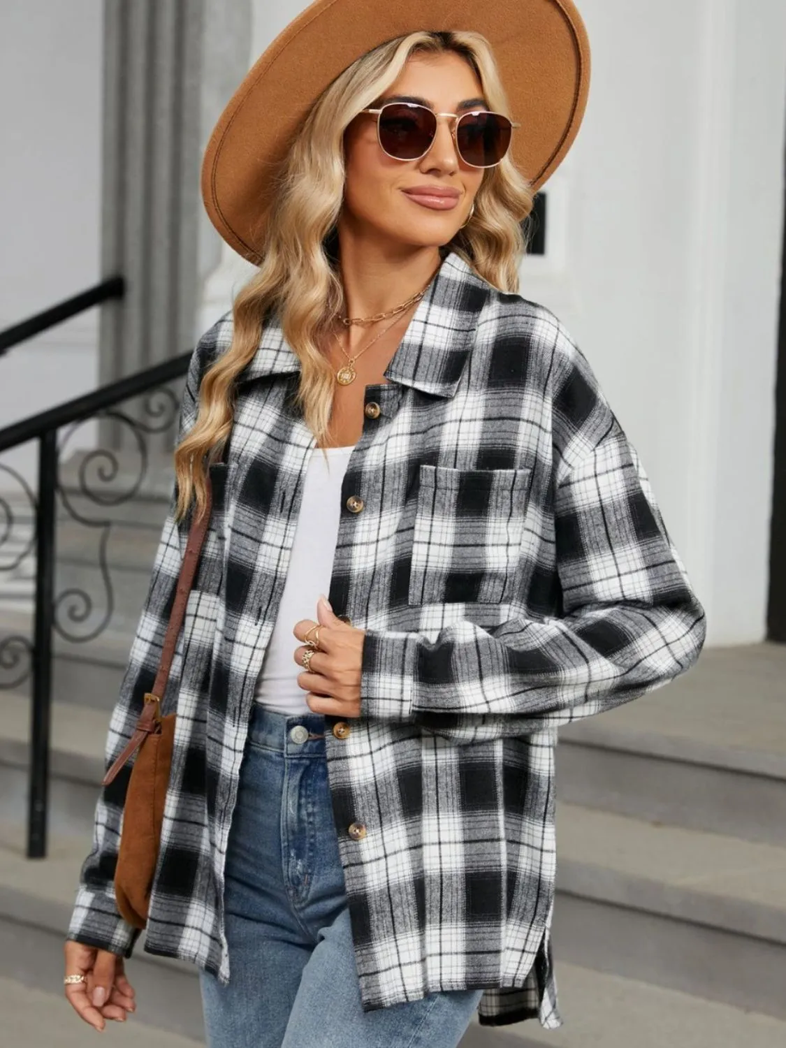 Paige Plaid Long Sleeve Flannel
