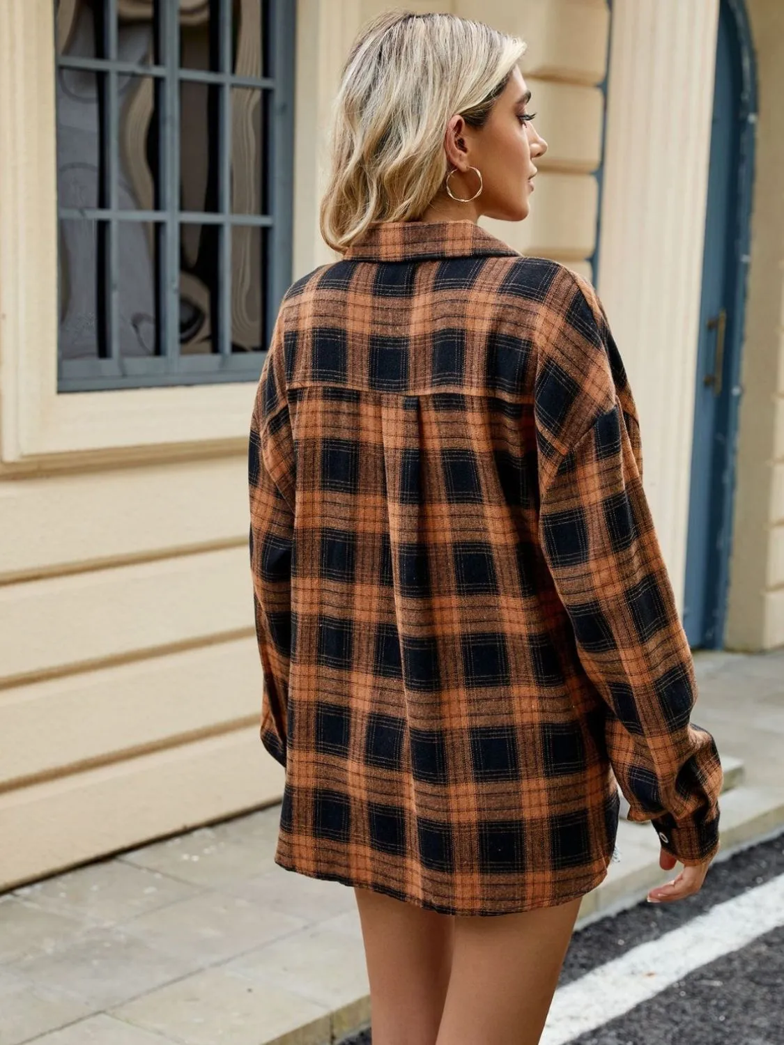 Paige Plaid Long Sleeve Flannel