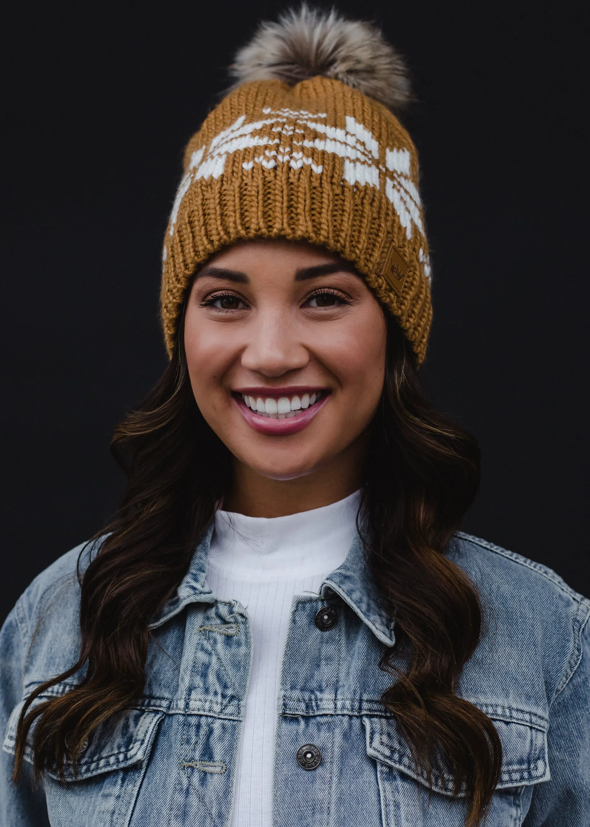 Panache Snowflake Knit Hat