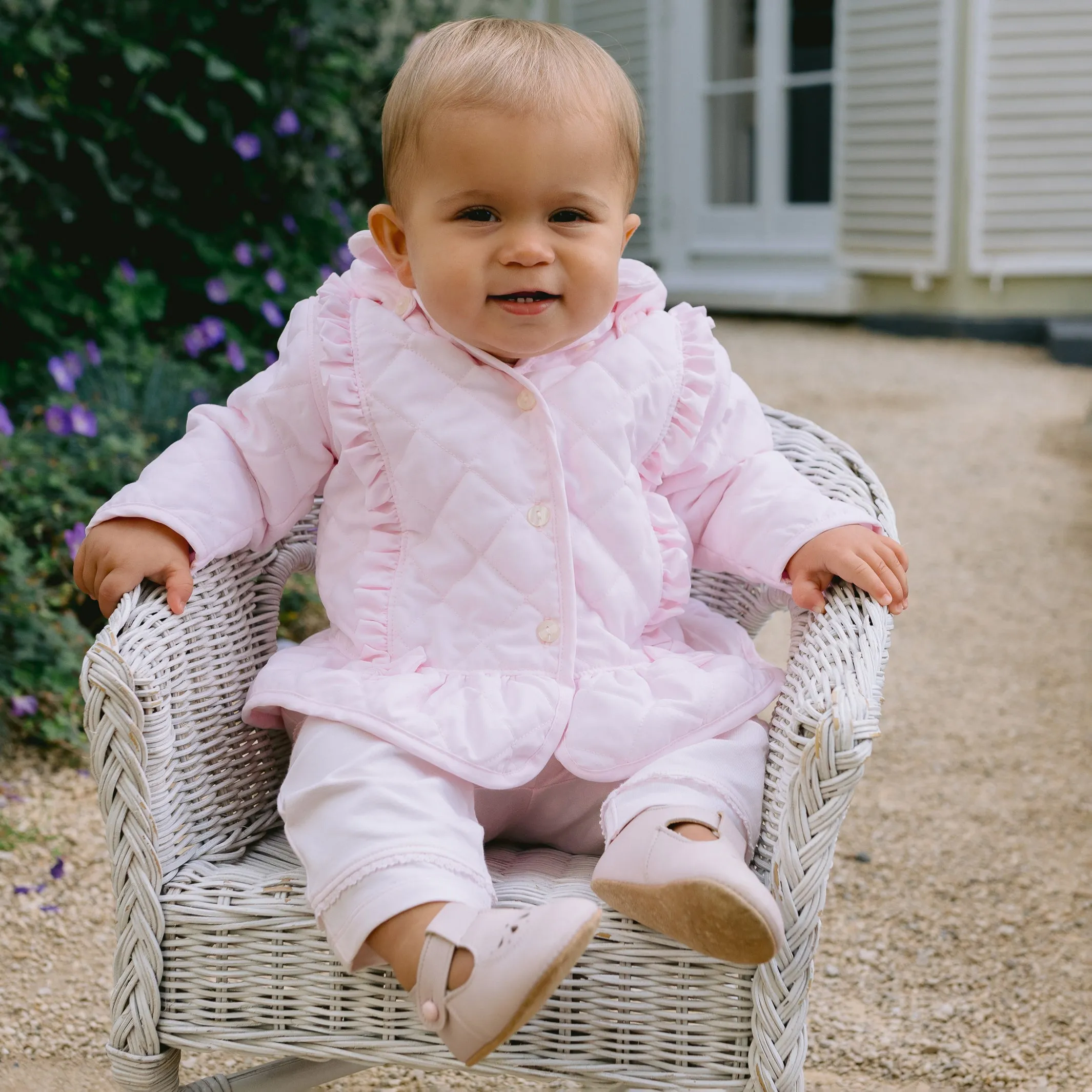 Parisa Pretty Baby Girls Quilted Jacket