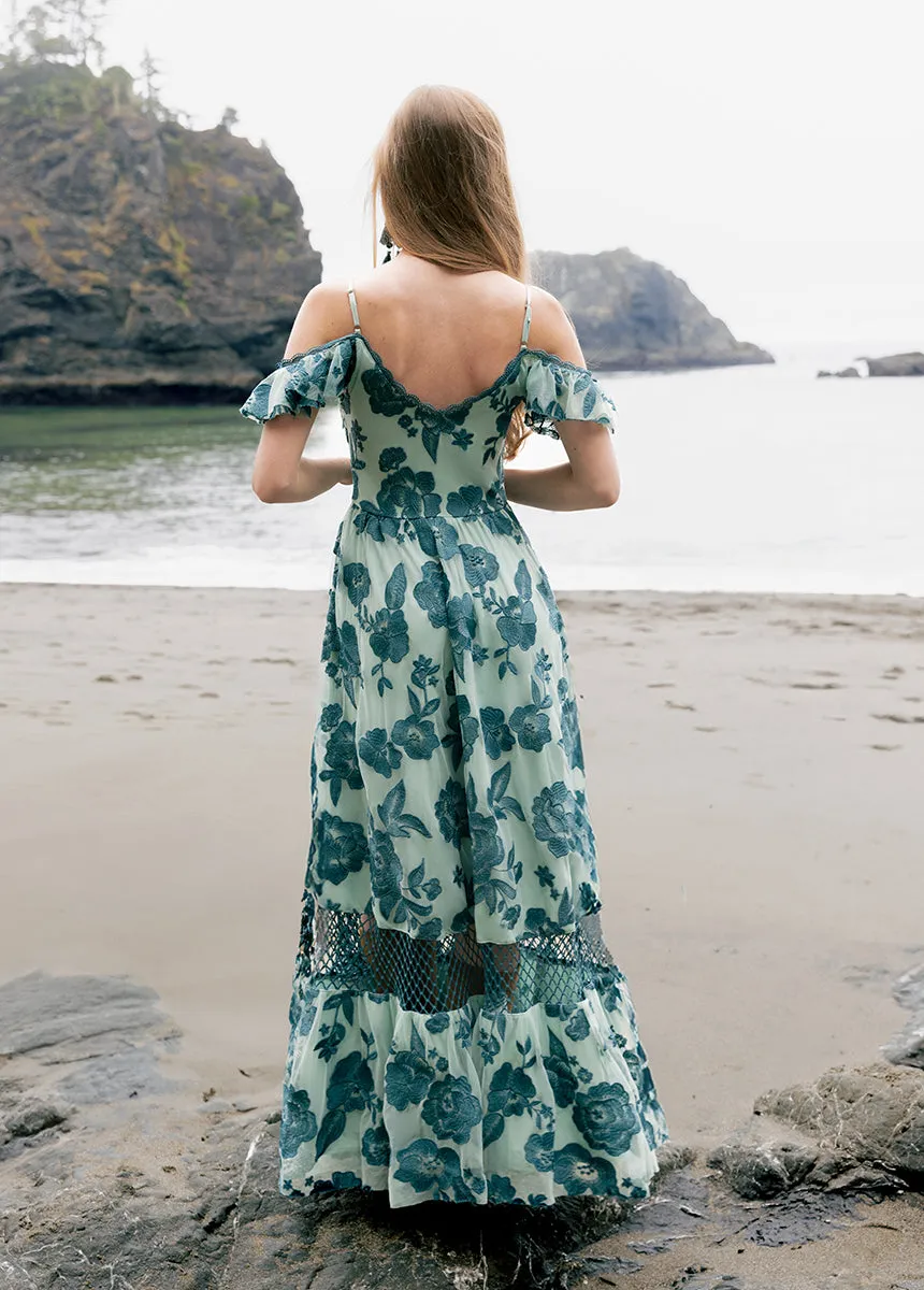 Paulina Dress in Peacock