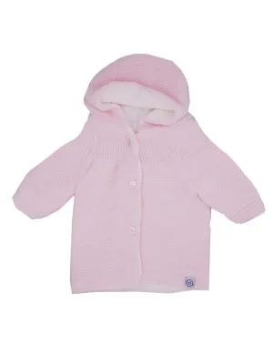 Pink Knitted Baby Jacket