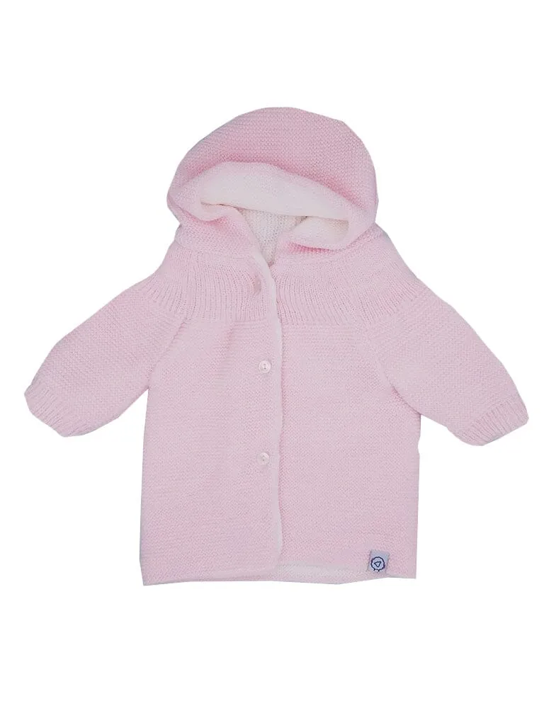 Pink Knitted Baby Jacket