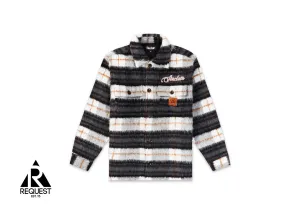 Plaid Mohair Flannel "Black"