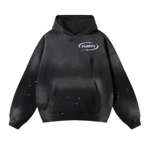 Plenty Dreams Vintage Wash Frayed Fleece Hoodie