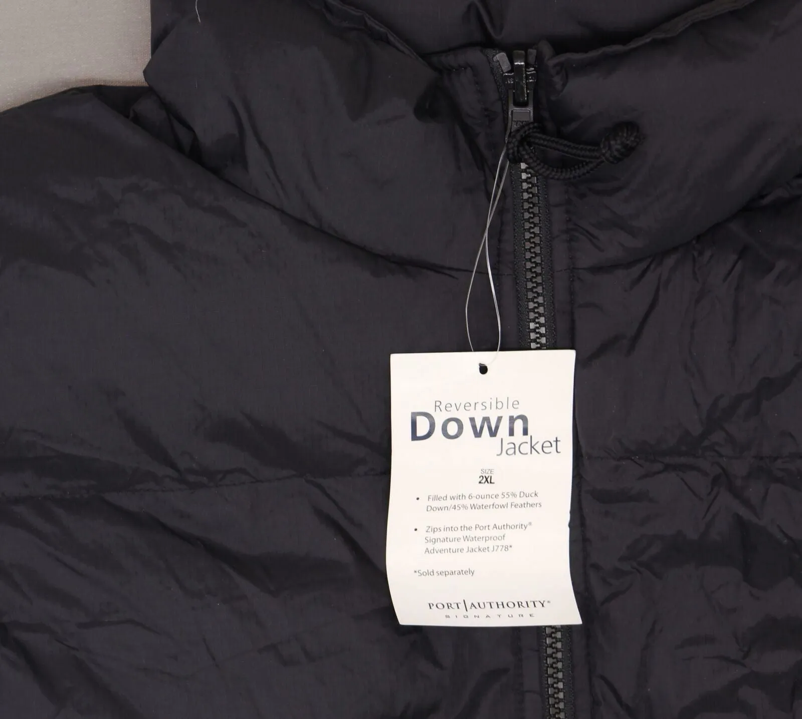 Port Authority Men's Signature Down Puffer Jacket Black XXL