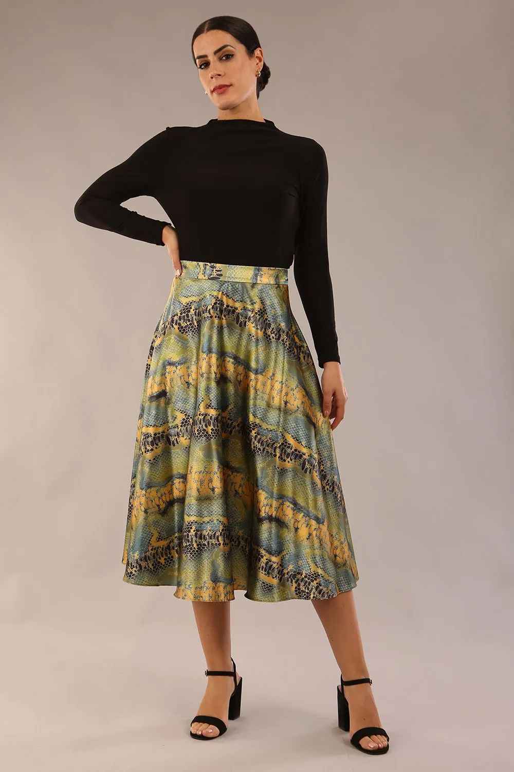 (PRE-ORDER) Gwendolyn Midi Length Skirt