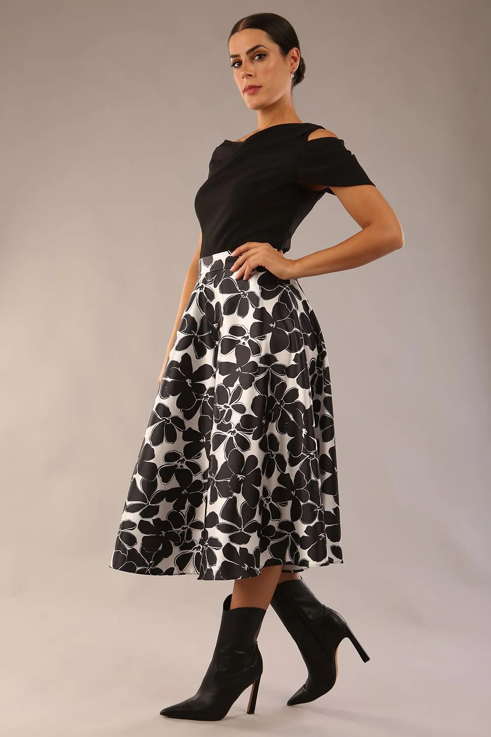 (PRE-ORDER) Gwendolyn Midi Length Skirt