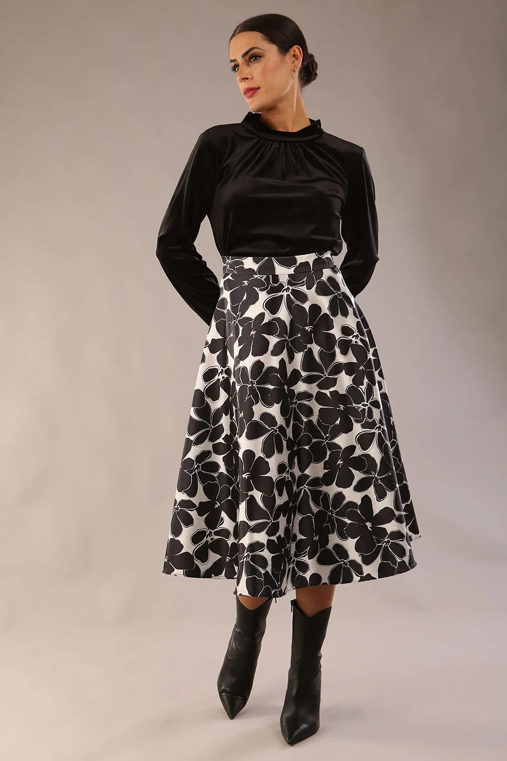 (PRE-ORDER) Gwendolyn Midi Length Skirt