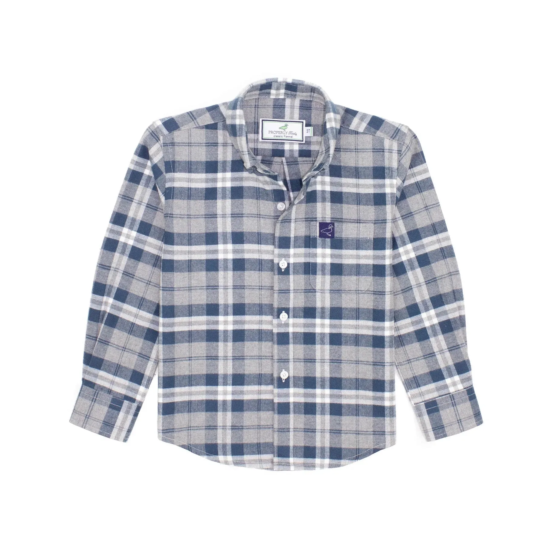 Properly Tied Boys Classic Flannel - Pike