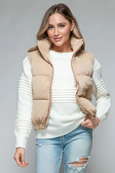 Puff It Up Iced Coffee Puffer Vest