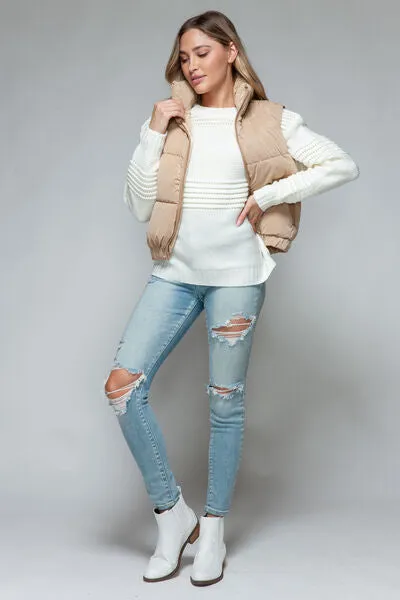 Puff It Up Iced Coffee Puffer Vest