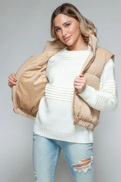 Puff It Up Iced Coffee Puffer Vest
