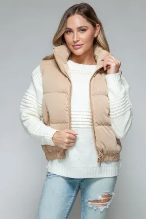 Puff It Up Iced Coffee Puffer Vest