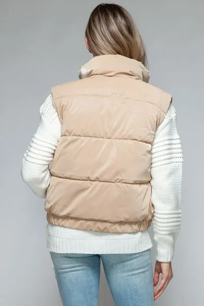 Puff It Up Iced Coffee Puffer Vest