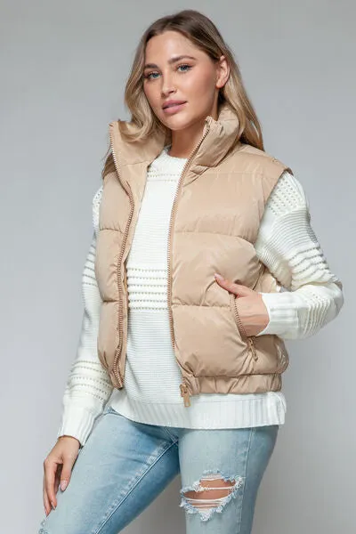 Puff It Up Iced Coffee Puffer Vest