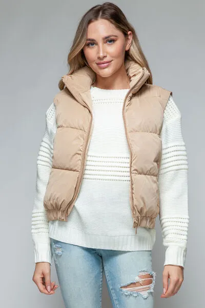 Puff It Up Iced Coffee Puffer Vest