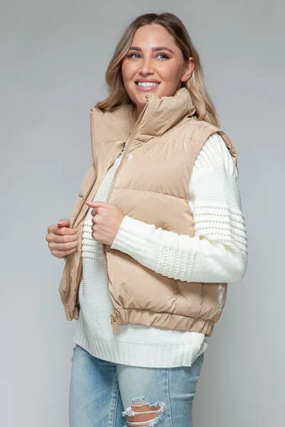 Puff It Up Iced Coffee Puffer Vest