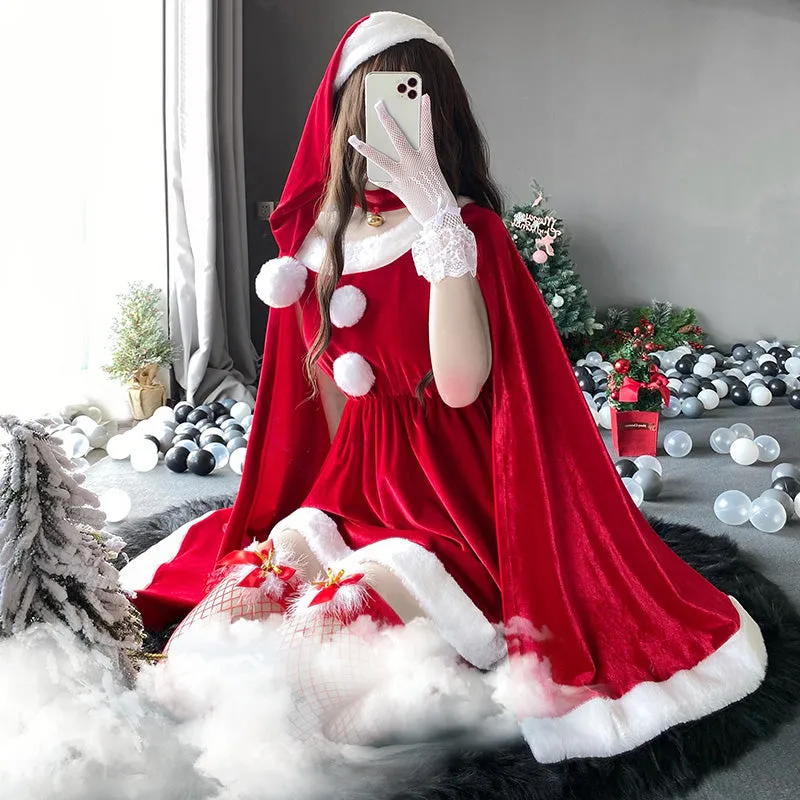 queen costume little devil cosplay bunny girl dress with cloak UB3525
