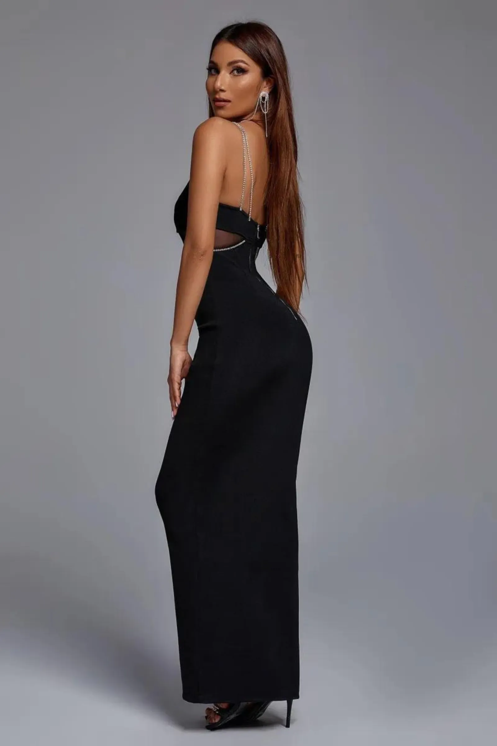 Radiant Diamond Maxi Bandage Dress- Miss Molly brand