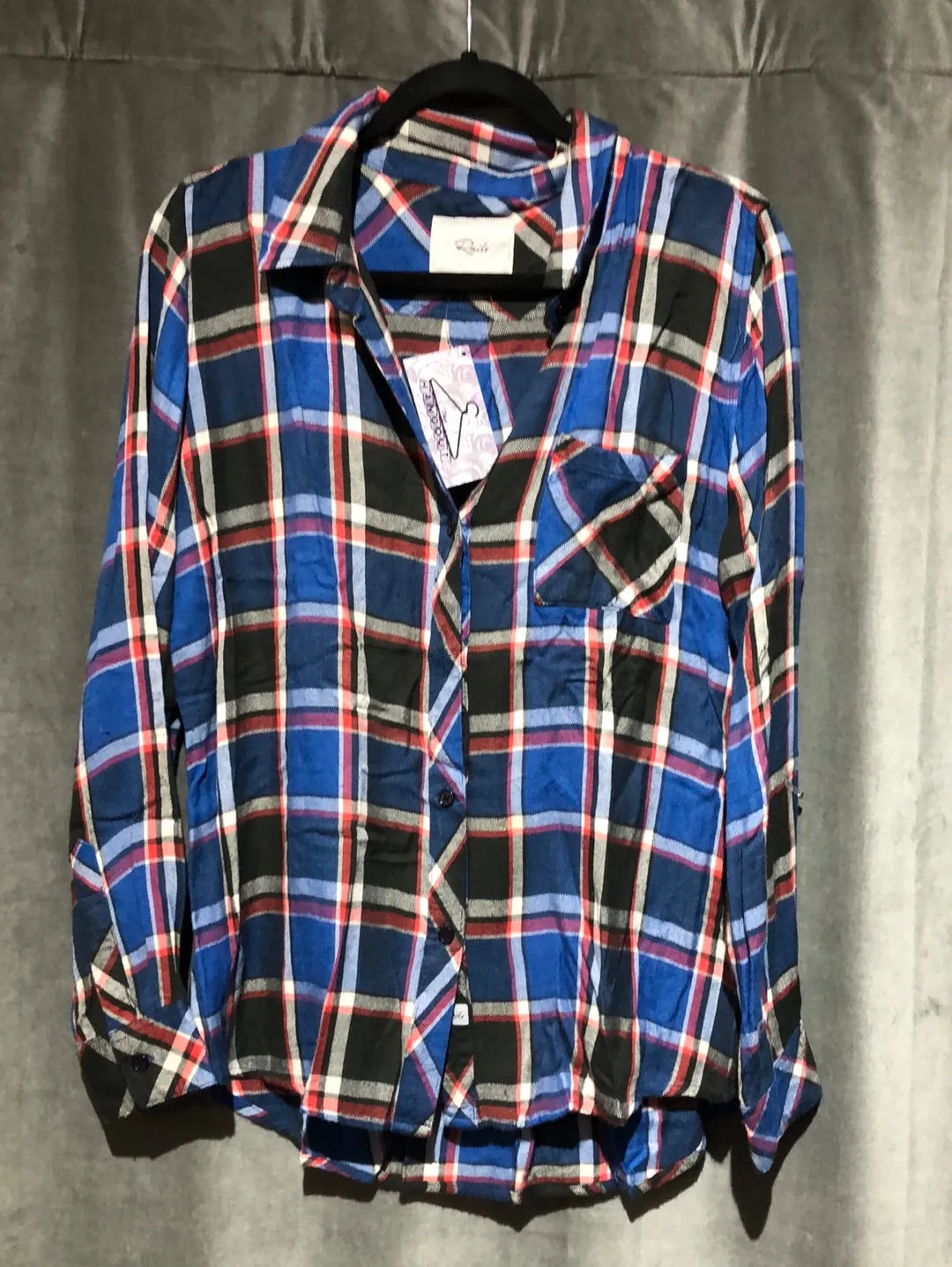 Rails Royal Blue Base Flannel