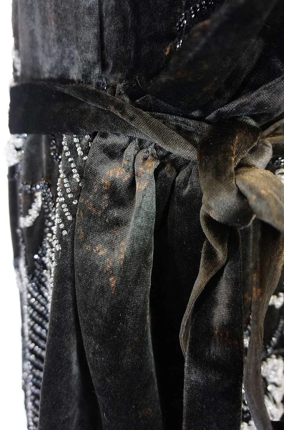 Rare 1920s Couture Rue De La Paix Flapper Dress