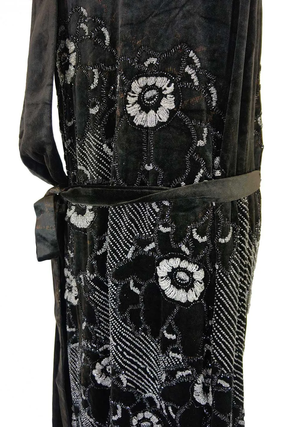 Rare 1920s Couture Rue De La Paix Flapper Dress