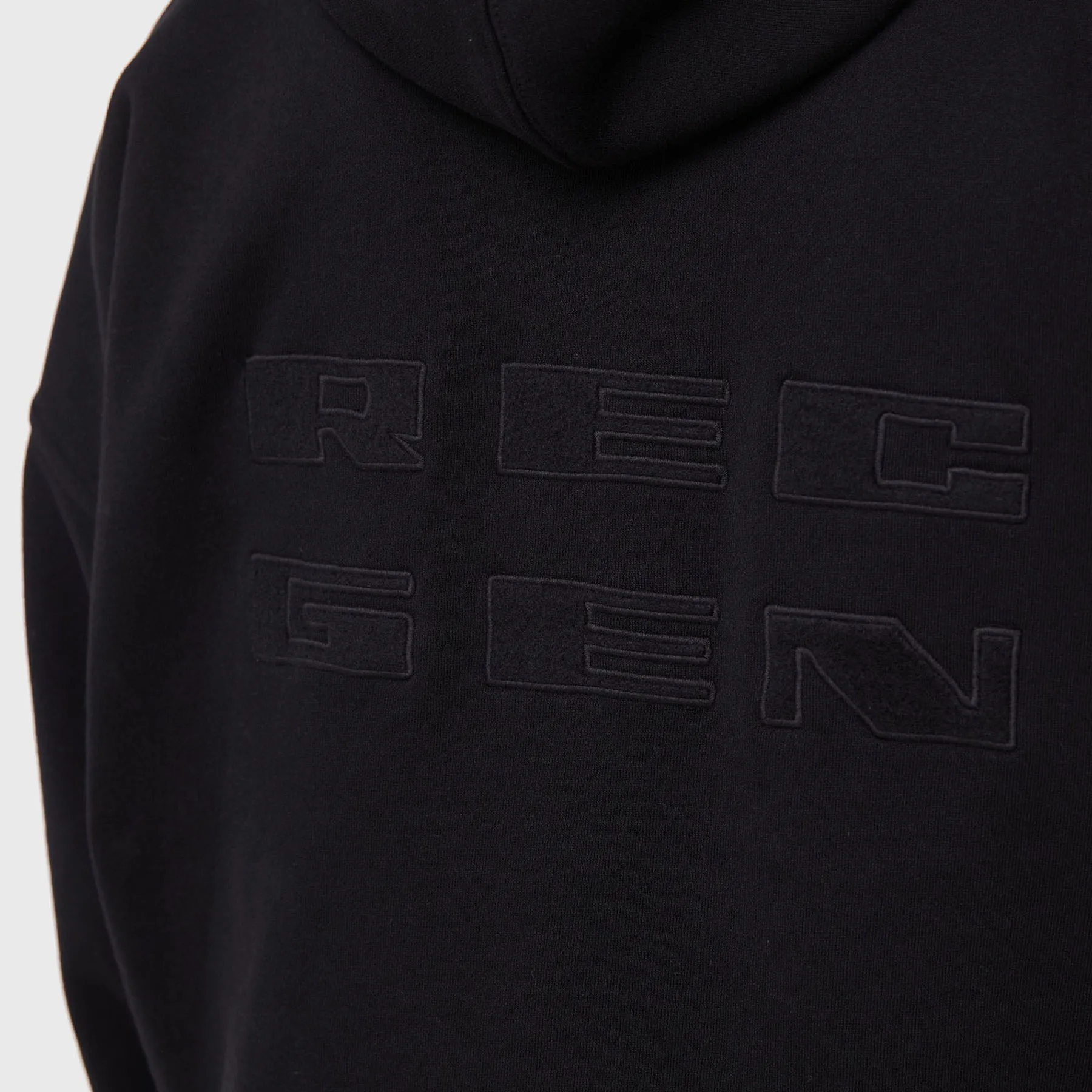REC GEN - Mass Fleece Zip Hood Black