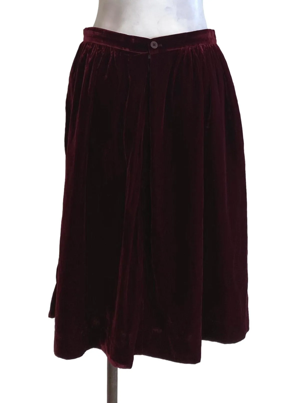 Red Velvet Skirt