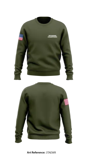 Reigning Champions Store 1 Core Men's Crewneck Performance Sweatshirt - 3TaewR