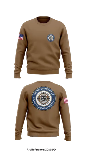 Religious Program Specialist Store 1 Core Men's Crewneck Performance Sweatshirt - Cqm4pD