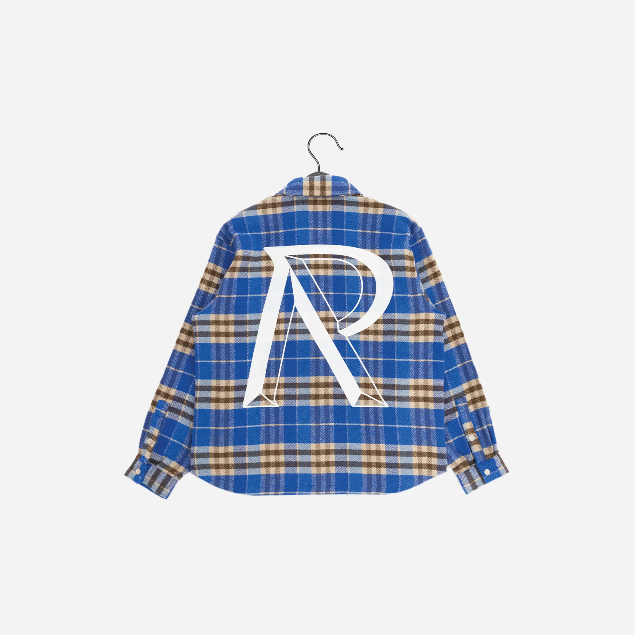 Represent Intial Print Flannel Shirt ML2005-109