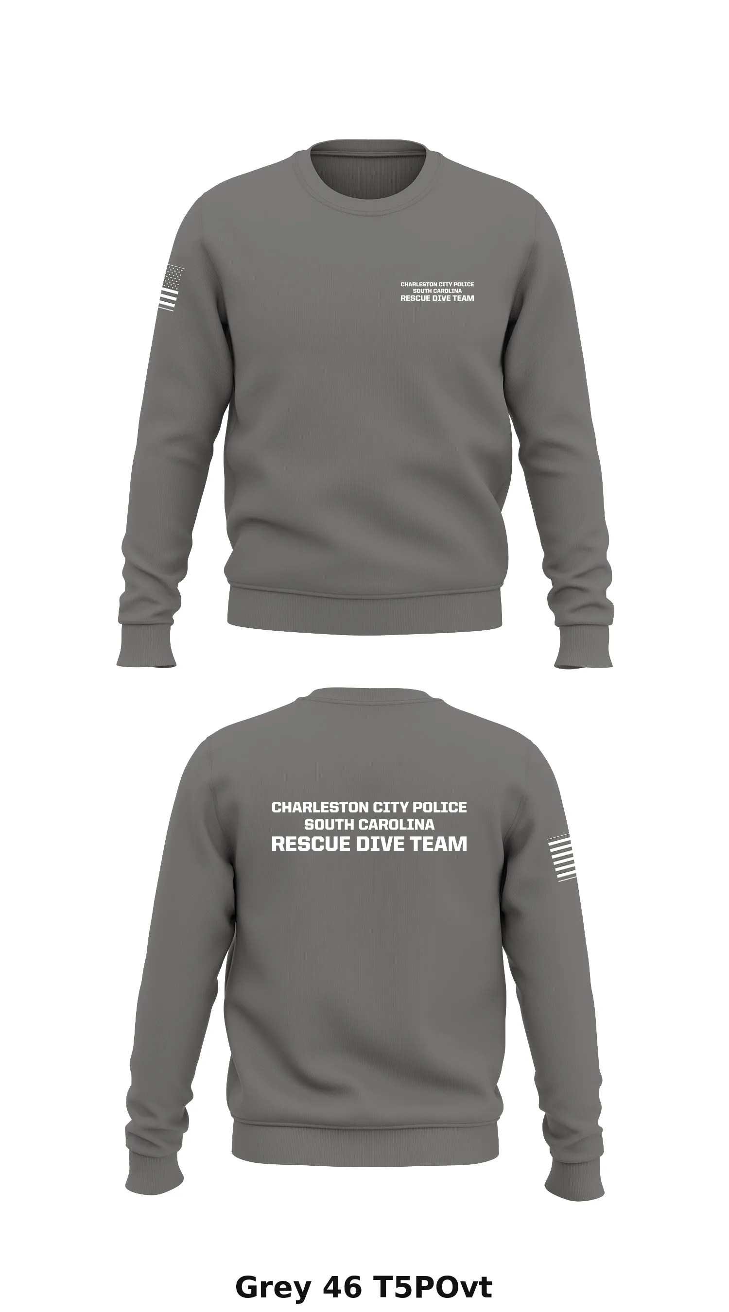 Rescue Dive Team Store 1 Core Men's Crewneck Performance Sweatshirt - T5POvt