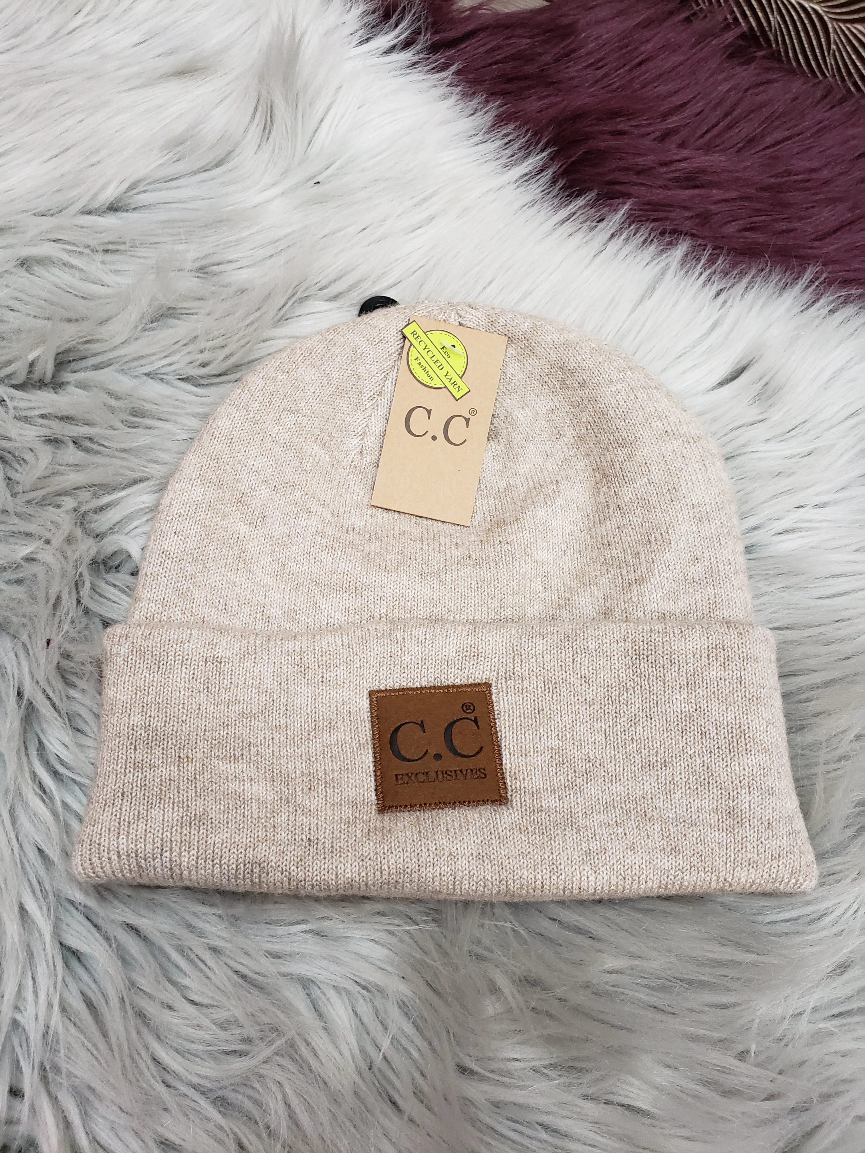 Ribbed CC Beanies