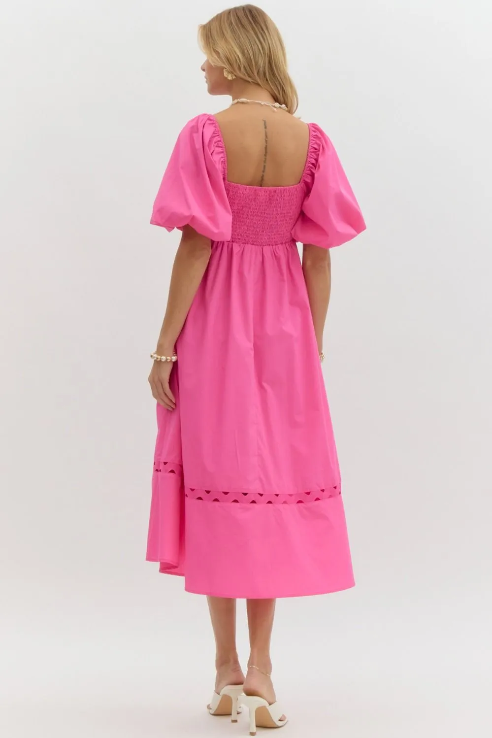 Ric Rac Trim Maxi Dress