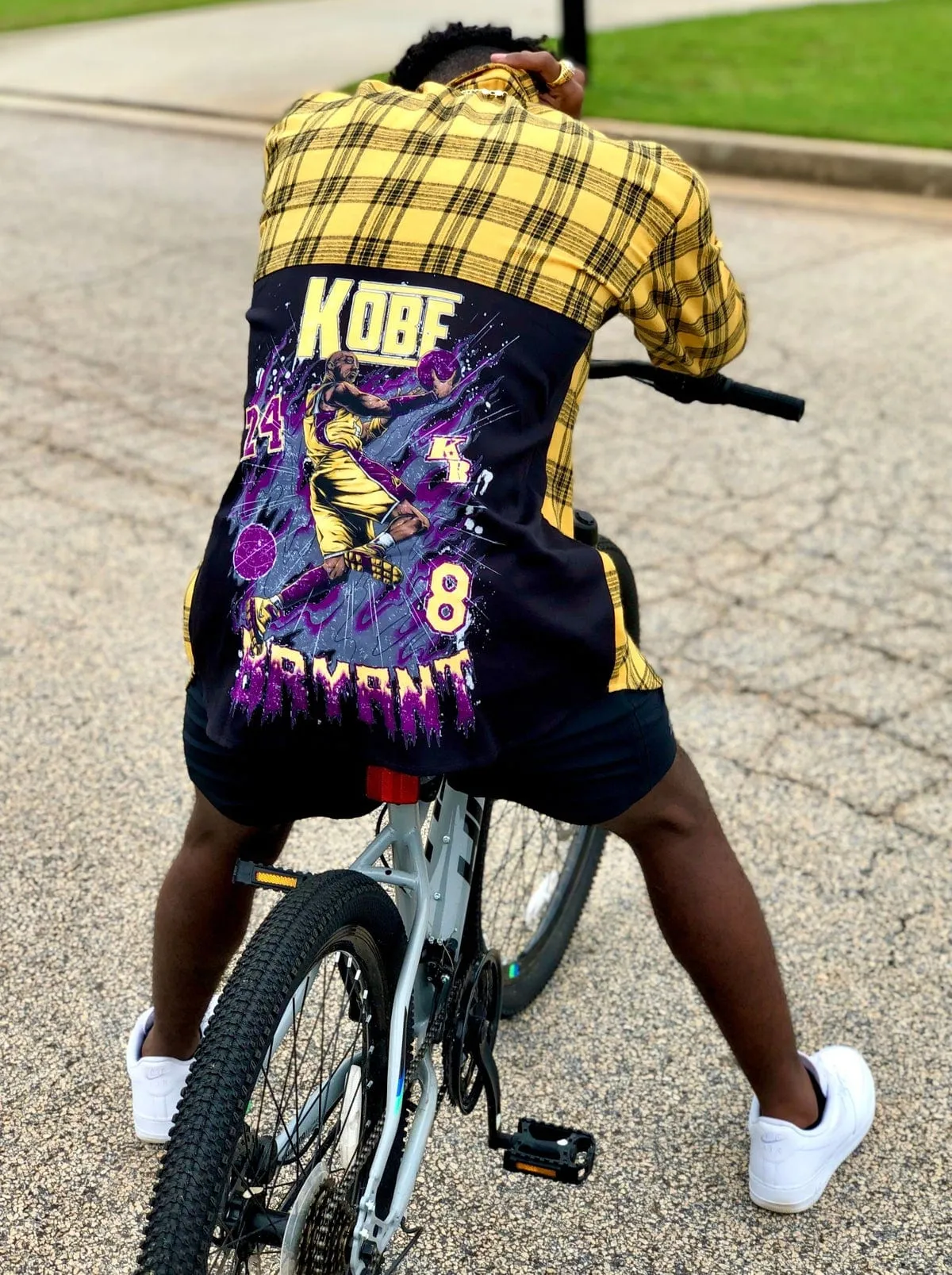 RISKY REWARDS KUSTOM KOBE GRAPHIC FLANNEL SHIRT