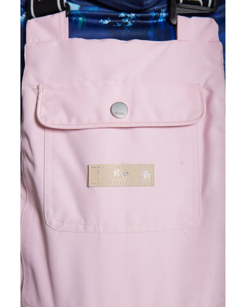 Rojo Limelight Bib Pants Girls - Orchid Pink