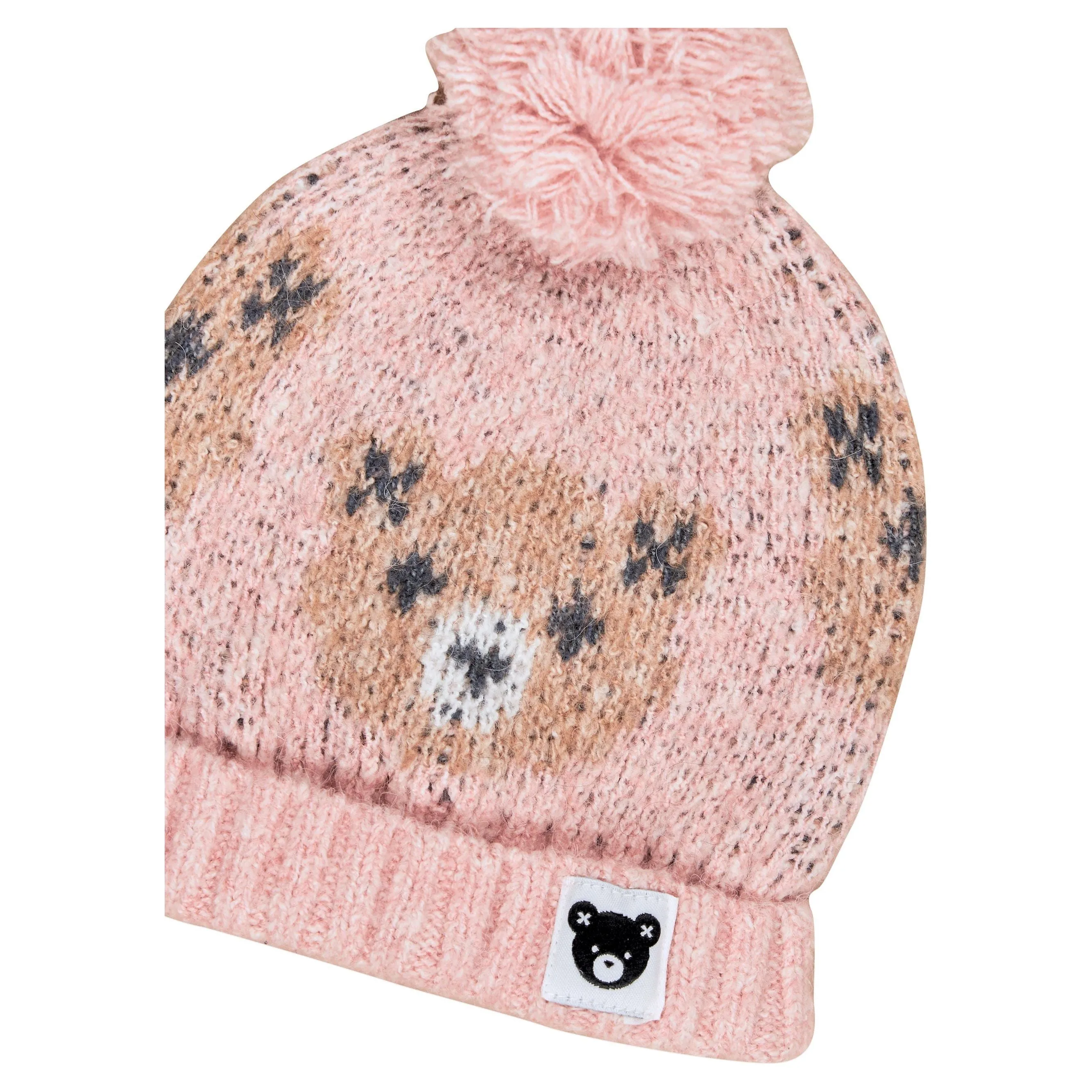 Rosebud Huxbear Knit Beanie