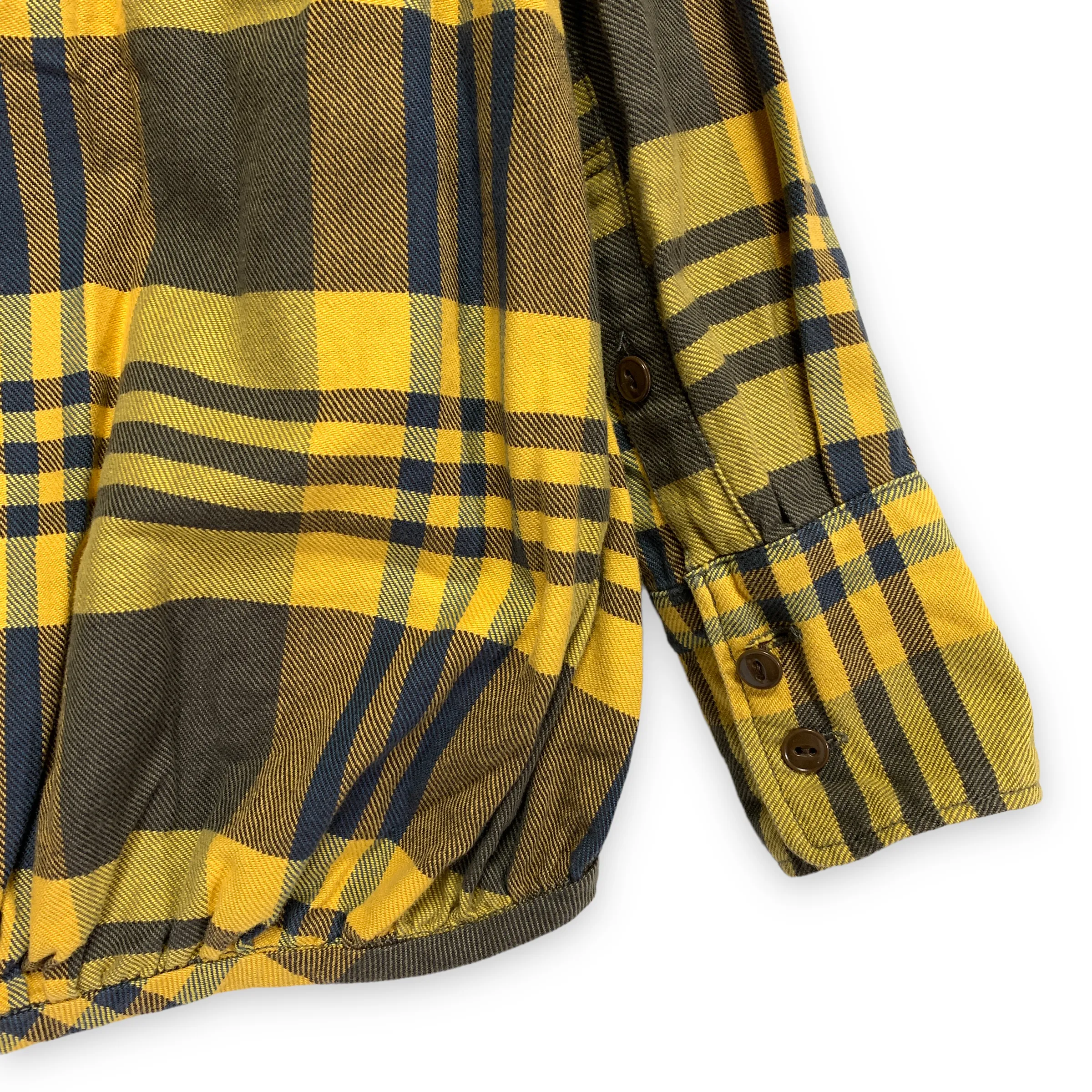 [S] Kapital Flannel L/S Shirt Yellow/Brown