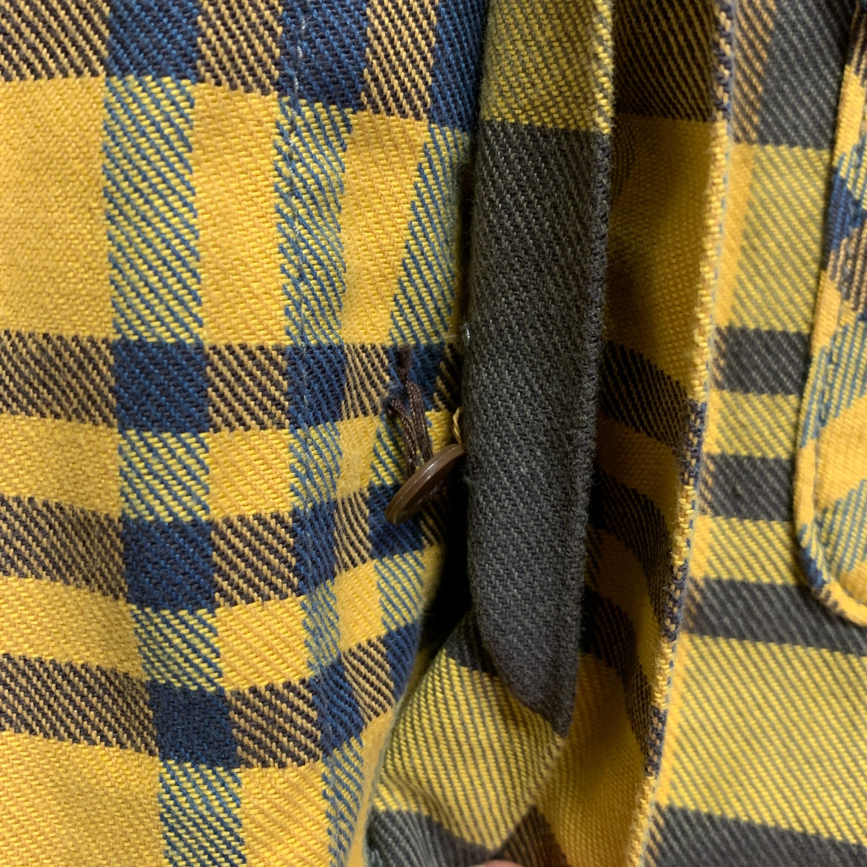 [S] Kapital Flannel L/S Shirt Yellow/Brown