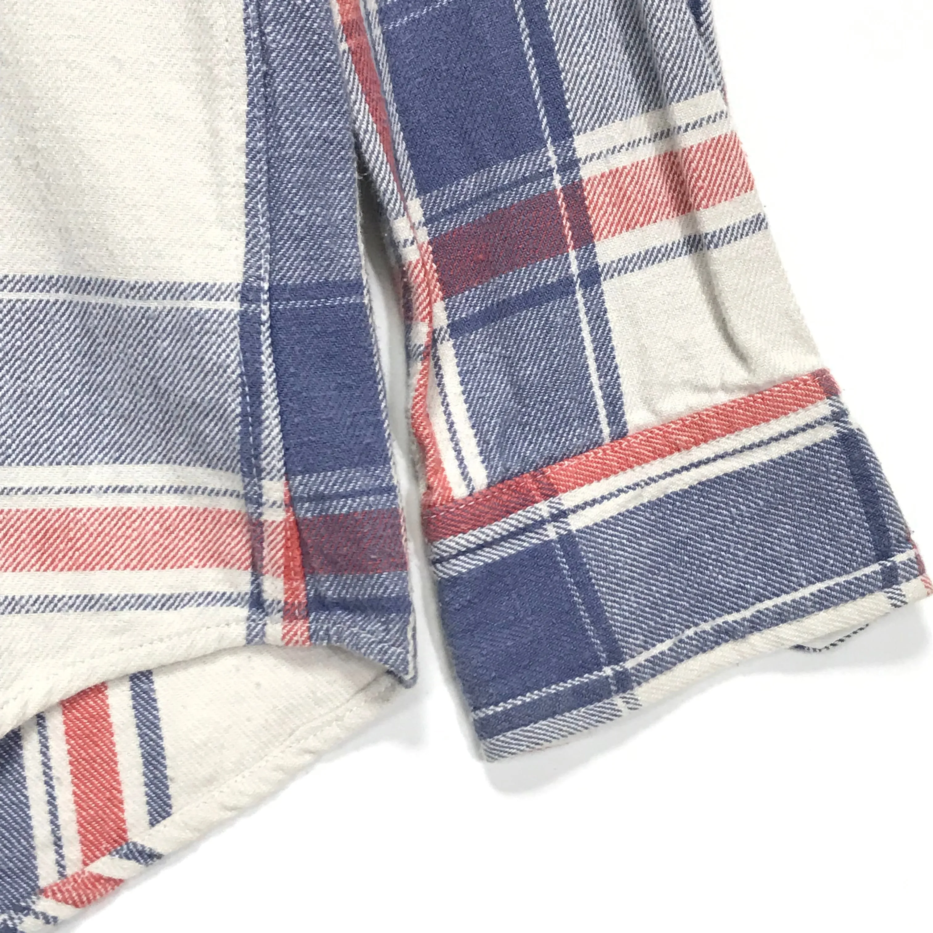 [S] Visvim 11AW Black Elk Flannel L/S Shirt White